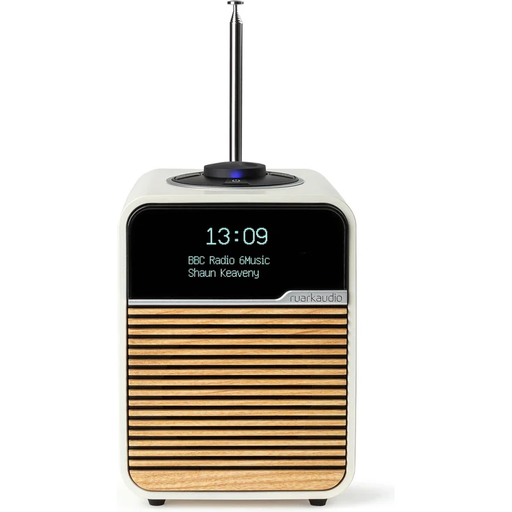 Ruark R1 MK4 Cream Tischradio mit Bluetooth, Digitalradio, OLED-Display, beige – Bild 3