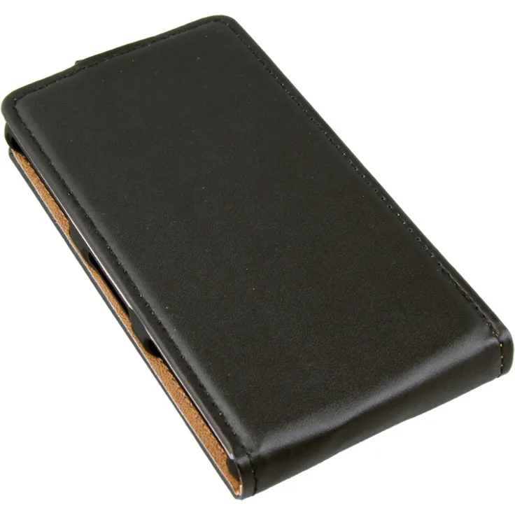 PATONA Flip Case, geeignet für Sony Xperia Z3 Compact schwarz Ultra Slim