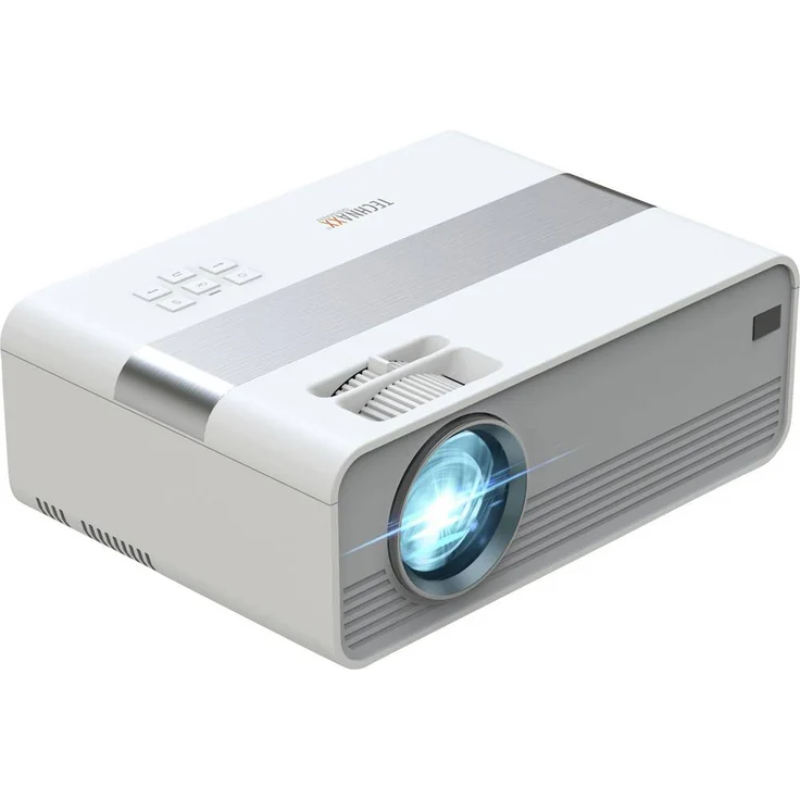 Technaxx TX-127 Mini-Beamer, LCD, WXGA (1280 x 720), Kontrast 1000:1, 2000 ANSI-Lumen, Bildverhältnis 16:9, weiß/grau – Bild 2