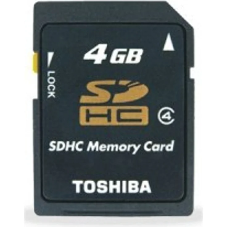Toshiba SDHC High-Speed 4 GB Speicherkarte (Class 4)