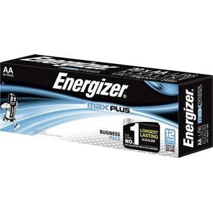 Energizer Max Plus AA PK20 Single-use Battery Alkali - Haushaltsbatterien (Single-use Battery, AA, Alkali, 1,5 V, 20 Stück(e), Cd (Cadmium), Hg (Quecksilber)) - Preisvergleich – Bild 1