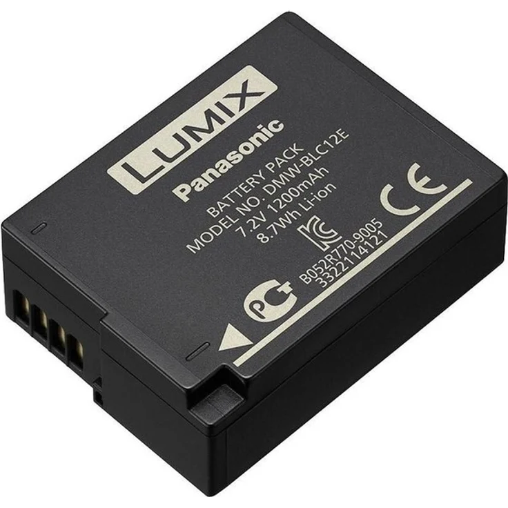 Panasonic LUMIX DMW-BLC12E Li-Ionen Akku 7,2V, 1200 mAh (geeignet für GH2, G5, FZ200, GX8, G70, FZ1000, FZ300, FZ200) – Bild 1