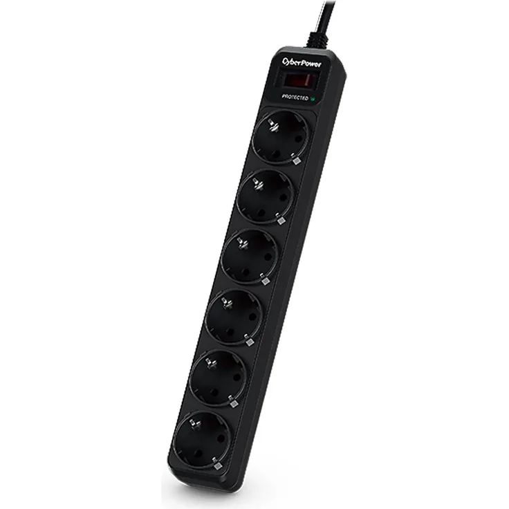 CyberPower Essential Series B0620SC0-DE - Überspannungsschutz - AC 200-250 V - Ausgangsanschlüsse: 6