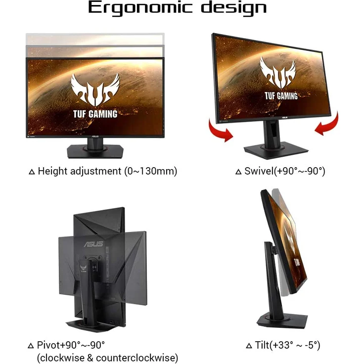 ASUS TUF Gaming VG279QM - 27 Zoll, Full HD (1920 x 1080), IPS-Panel, 280Hz, 1ms (90LM05H0-B01370) – Bild 5