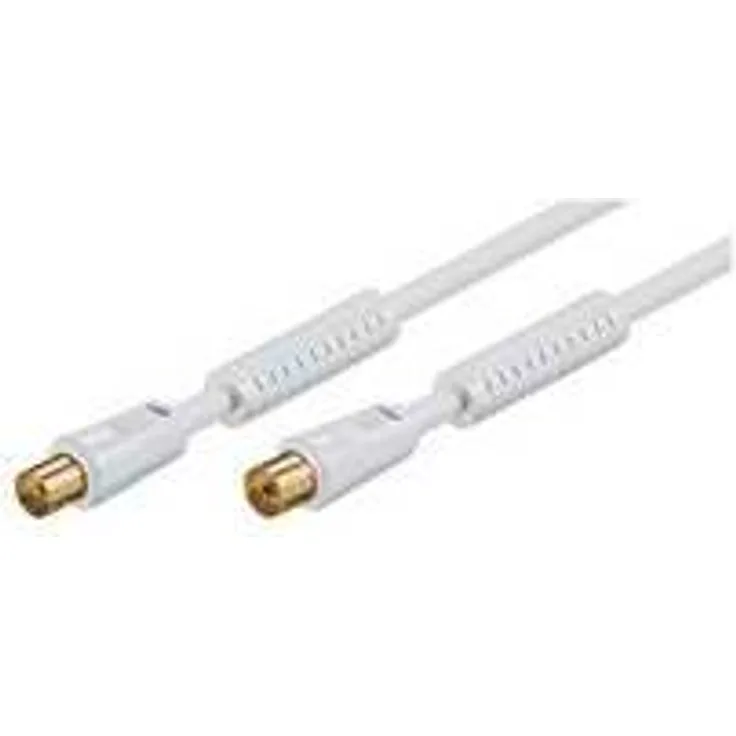 Goobay 67275 Antennenkabel mit Ferrite (80 dB), 2x Geschirmt