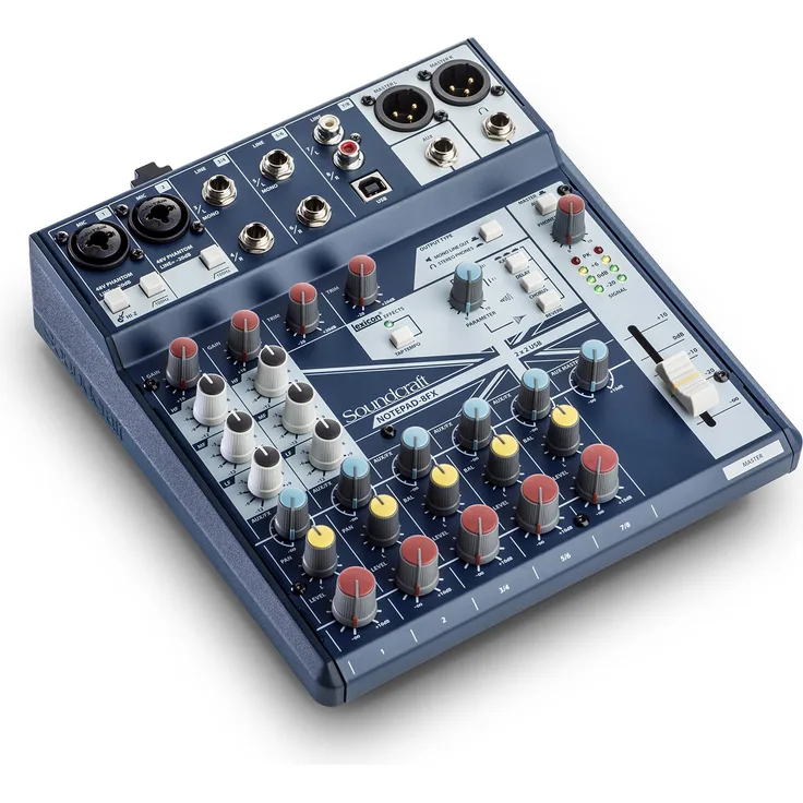 Soundcraft Notepad 8 FX Mischpult, mit USB I/O