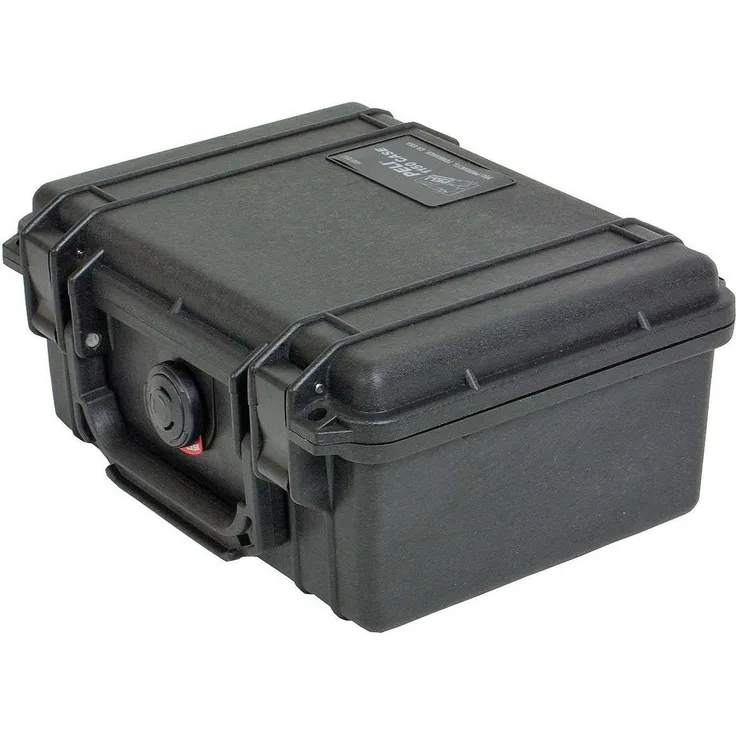 PELI 1150 Stoßfester Schutzkoffer für Foto- und Videoausrüstung, IP67 Wasserdicht, 3L Volumen, Hergestellt in den USA, Mit Schaumstoffeinlage (Anpassbar), Gelb