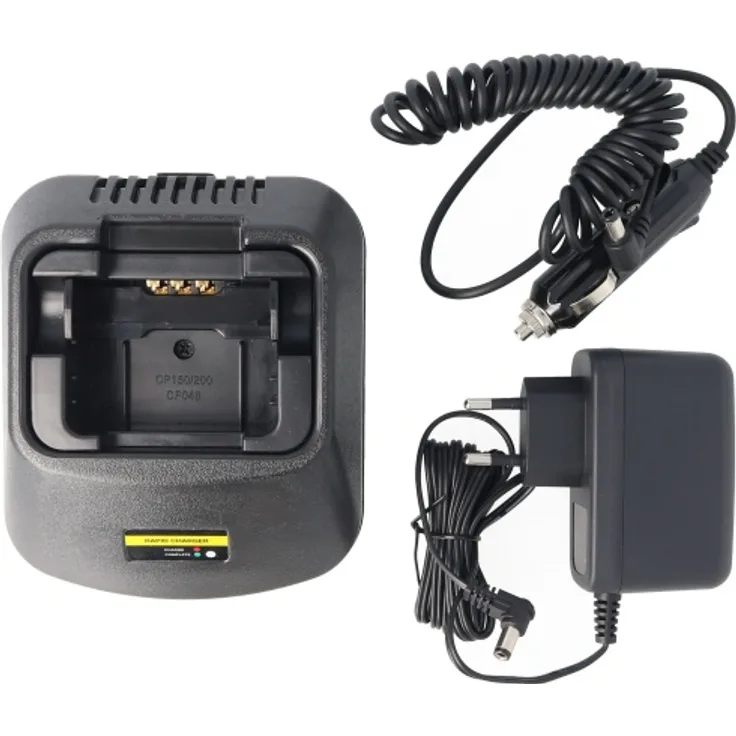 Schnell-Ladegerät passend für den Motorola Akku CP040, 080, 140, 150, 160, 180