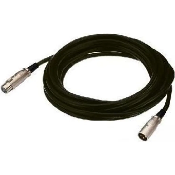 Img Stage Line MEC-190-SW Mikrofonkabel (XLR-Stecker - XLR-Kupplung) 2m schwarz