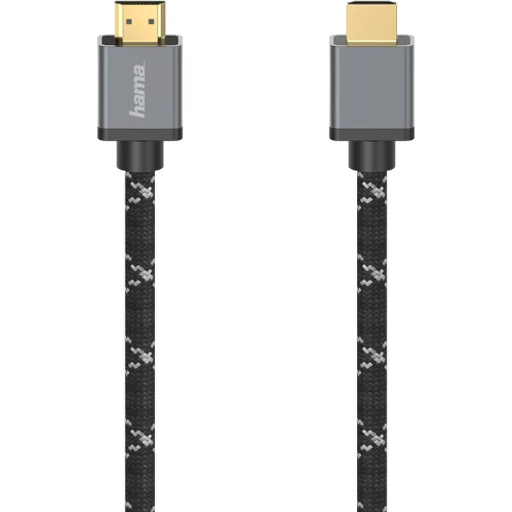 Hama - 205239 Ultra High Speed HDMI-Kabel, Stecker-Stecker, 8K, Metall, 2,0 m