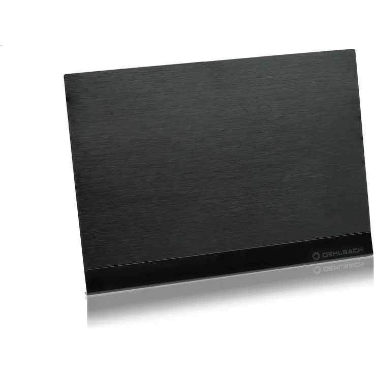 Oehlbach Flat Style One DVB-T2 HD Antenne (DAB+ vorbereitet) - Digitale Zimmerantenne - Aktiv DVB-T-Verstärker Innenantenne - Schwarz