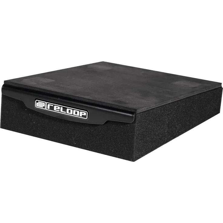 Reloop sMonitor Pad 5 PRO - Absorber-Unterlage für alle gängigen 5'' (12,7 cm) Monitorboxen, gefertigt aus Polymerschaum, schwarz