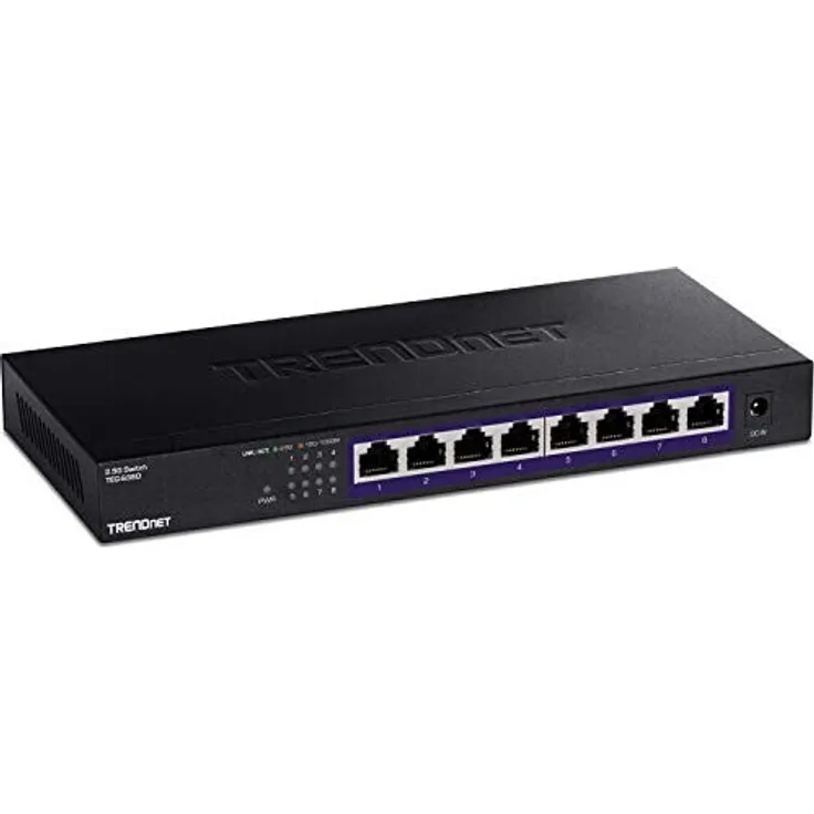 TRENDnet TEG S380 - Switch - unmanaged - 8 x 100-1000-2.5G - wandmontierbar