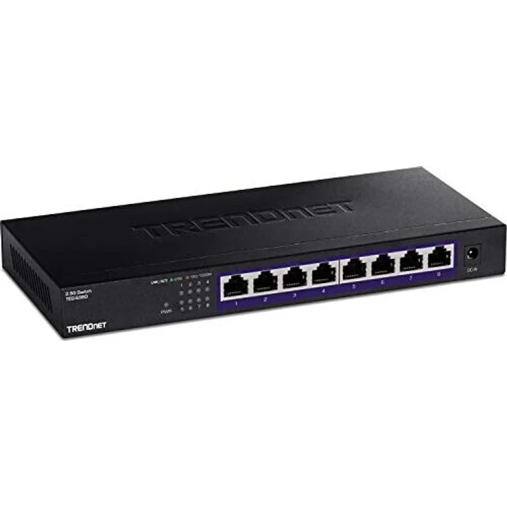 TRENDnet TEG S380 - Switch - unmanaged - 8 x 100-1000-2.5G - wandmontierbar – Bild 1
