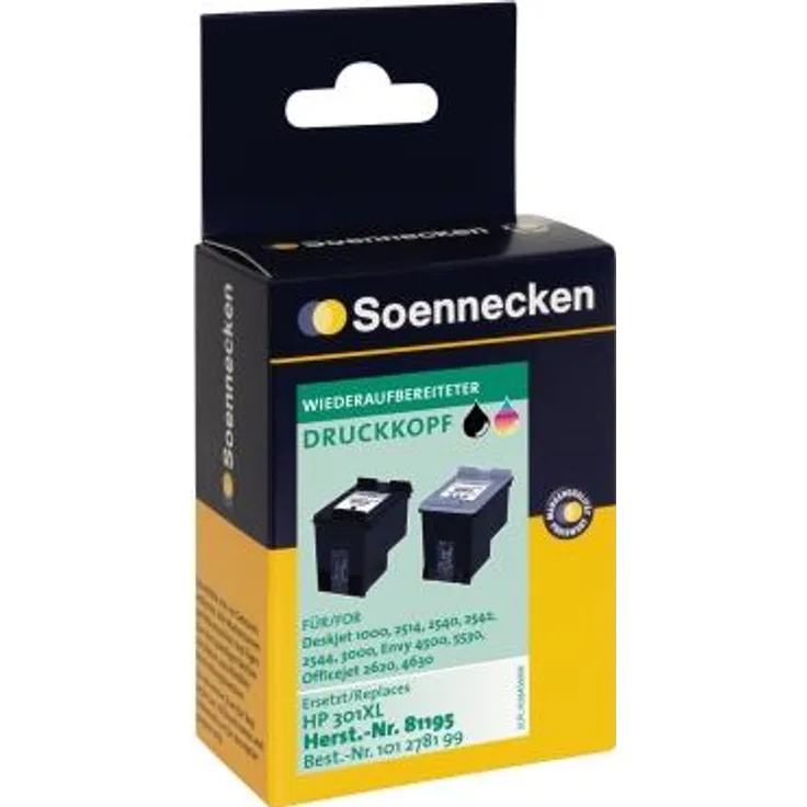 Soennecken Tintenpatrone 81195 wie HP 301XL 2 St./Pack. (81195)