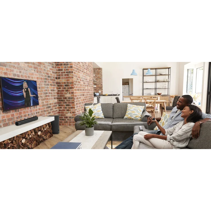 Creative Soundbar Stage (51MF8360AA000) 2.1 Soundbar mit Subwoofer, kabellos/kabelgebunden, geeignet für TV, schwarz – Bild 10