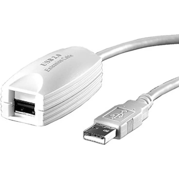 VALUE USB 2.0 Verlängerung weiss 5m (12.99.1100)