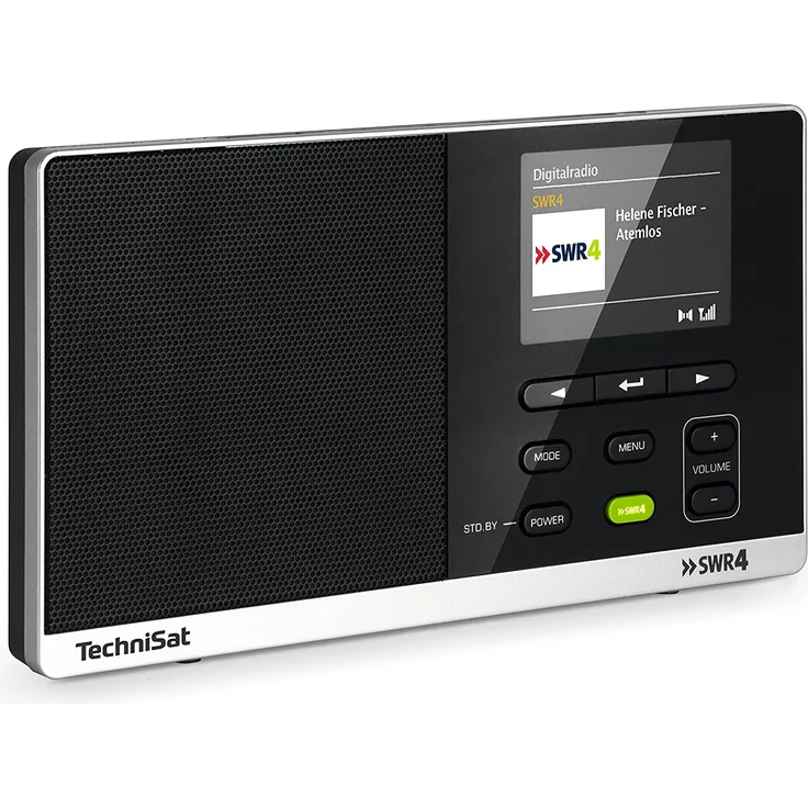 TechniSat Digitradio 215 SWR4 Edition Digitalradio mit Wecker, TFT-Display, schwarz, SWR4 Edition