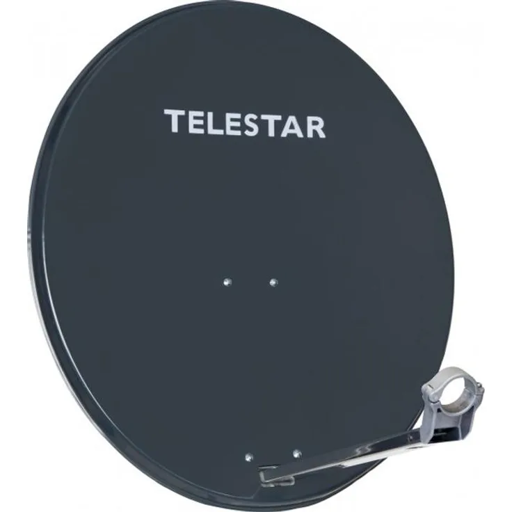 Telestar Digirapid 60 SAT-Spiegel (60 cm Aluminium-Spiegel, vormontierte Masthalterung, 40mm LNB-Halterung) schiefergrau