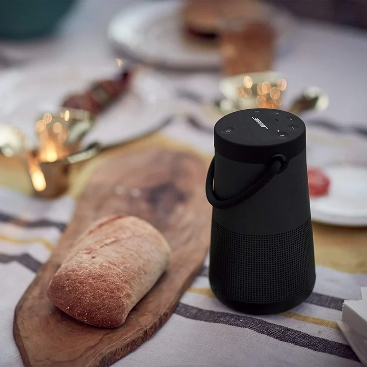 Bose Soundlink Revolve+ II Bluetooth-Lautsprecher, tragbar, wasserdicht, kabellos, 17 Stunden Akkulaufzeit, Schwarz – Bild 6