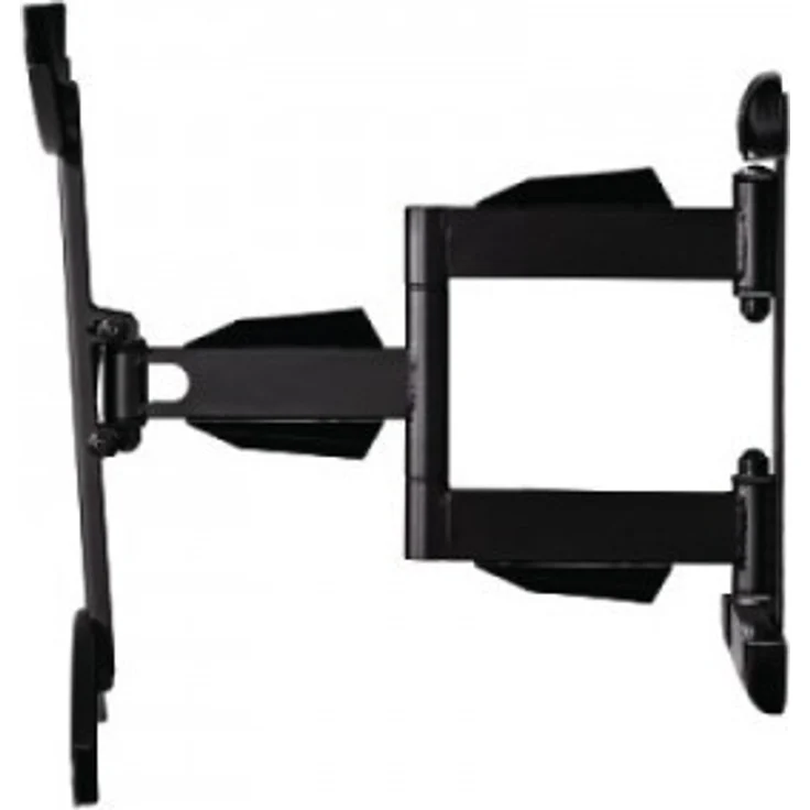 Hama TV-Wandhalterung (neigbar, schwenkbar, vollbeweglich für Fernseher von 32 bis 65 Zoll (81 cm bis 165 cm Bildschirmdiagonale), inkl. Fischer Dübel, VESA bis 400x400, max. 35 kg) schwarz – Bild 1
