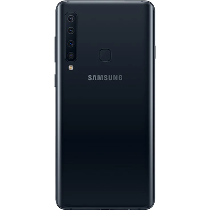 Samsung Galaxy A9 (2018) Smartphone 16cm (6,3 Zoll) AMOLED-Display, 128GB interner Speicher, 6GB RAM, Dual-SIM, Android 8.0, Caviar Black – Bild 2