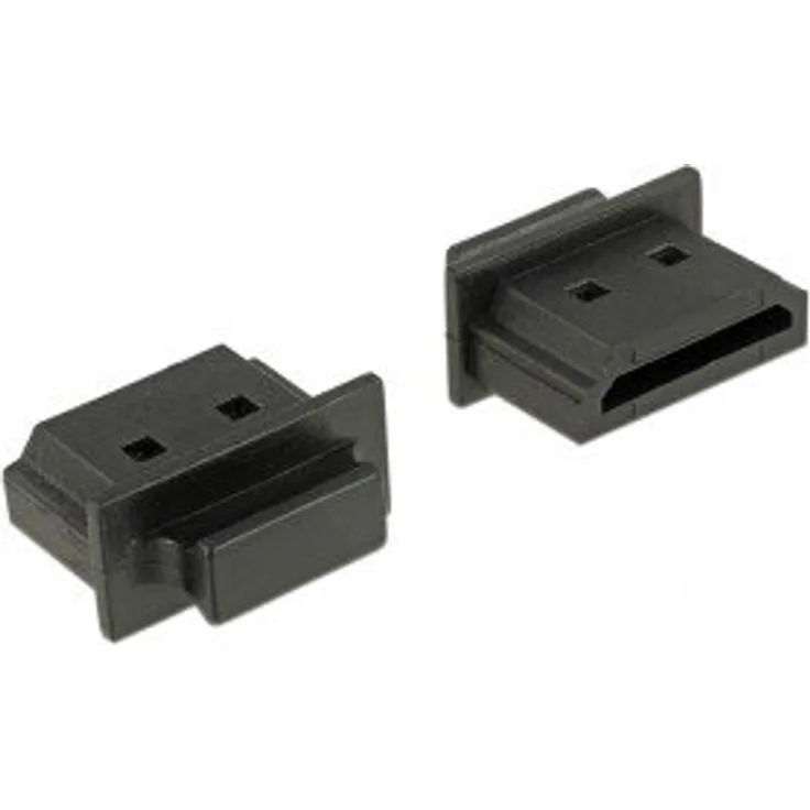 DeLOCK HDMI A female - Dust cover with grip - Schwarz (Packung mit 10)