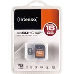 Intenso Micro SDHC 16GB Class 4 Speicherkarte inkl. SD-Adapter