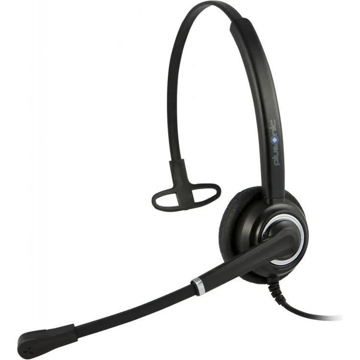Plusonic Headset 7.1P Mono NC Wideband, schwarz