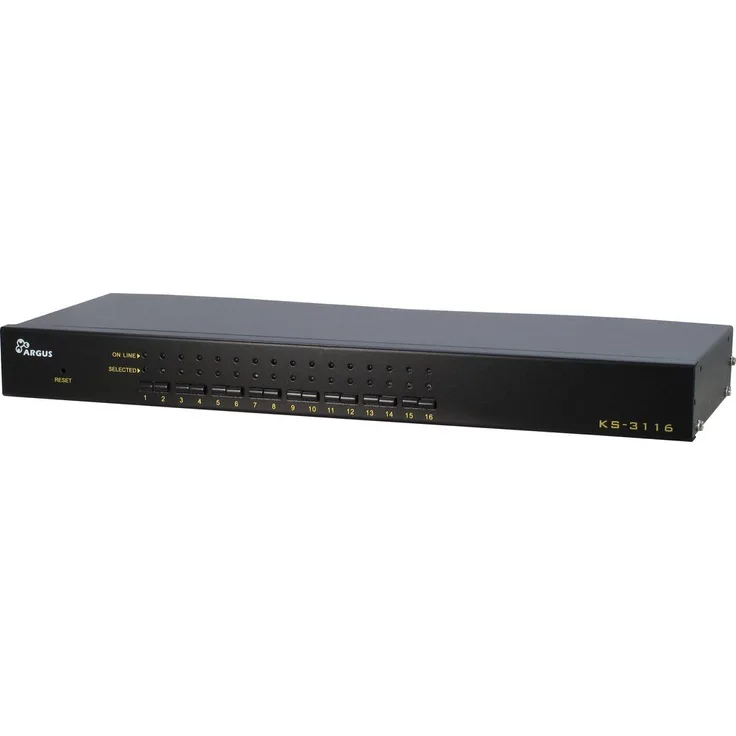 Inter-Tech 88887165 IPC KVM Switch KS-3116 Rackmount