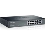 TP-Link TL-SG1016DE 16-Port Gigabit Unmanaged Pro Switch (Plug&Play, Gigabit Ports, Metallgehäuse, VLAN, QoS, Lifetime )