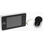 BURG-WÄCHTER Digitaler Türspion Door eGuard DG 8200 W (mit Klingelfunktion, 77 x 139 x 15,8 mm, 4 Zoll Display) weiß