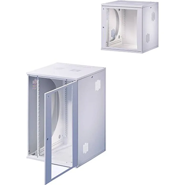 Rittal DK Flatbox 600x492x600 mm 9 HE mit 19Z 48, 26 cm Profilschienen