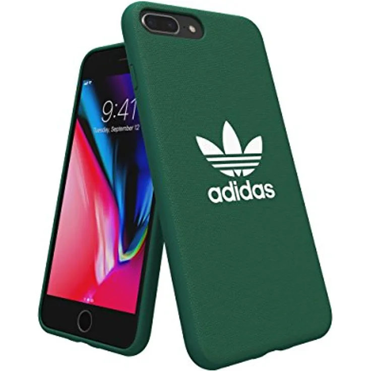adidas Originals Adicolor Hülle-Cover für Apple iPhone 8 Plus - 7 Plus - 6 Plus - 6 Plus (Grün)
