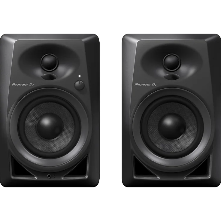 Pioneer DM-40 aktive 2-Wege-Lautsprecher, 10 cm (4 Zoll), 2 cm (0,75 Zoll), 21 W Kompakt-Lautsprecher schwarz