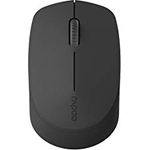 Rapoo M100 kabellose Silent Maus mit Multi-Mode Verbindung (Bluetooth 3.0, 4.0 und 2.4 GHz Wireless), 1000 DPI optischer Sensor, geräuscharme Tasten, dunkelgrau