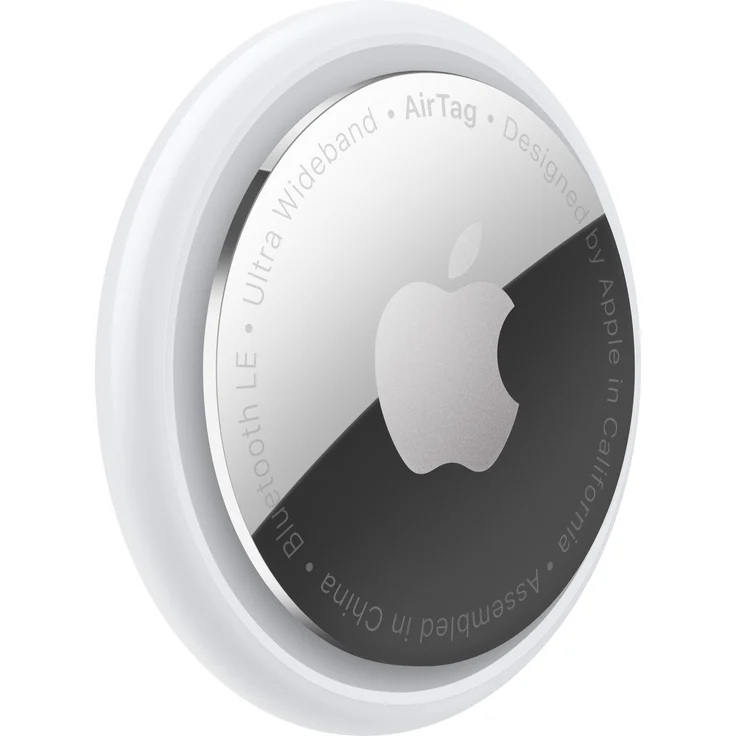Apple AirTag MX542ZM/A, Schlüsselfinder, weiß, silber (4er Pack) – Bild 4