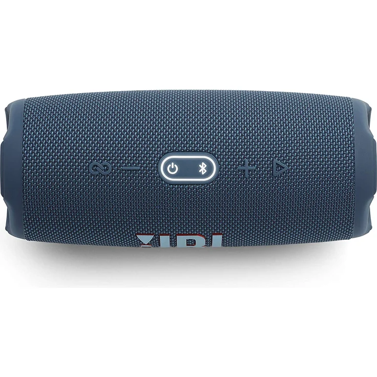 JBL Charge 5 Bluetooth-Lautsprecher mit 20 Stunden Akkulaufzeit, Powerbank, PartyBoost, wasserfest blau – Bild 9