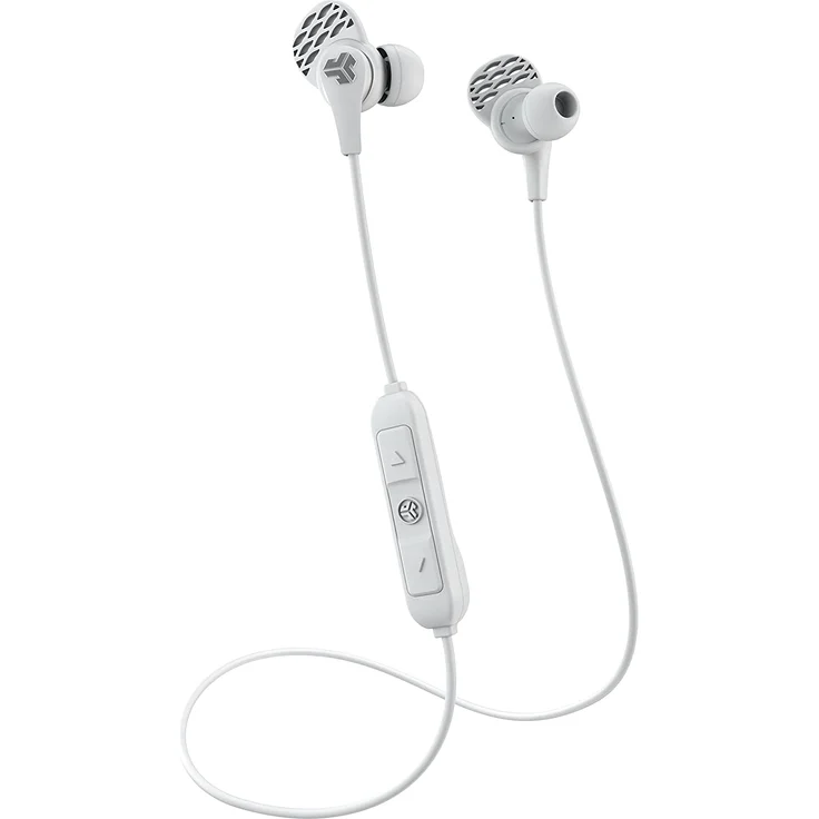 JLab JBuds Pro Wireless In-Ear Kopfhörer, mit Bluetooth, Mikrofon, geeignet für Sport, weiß – Bild 1
