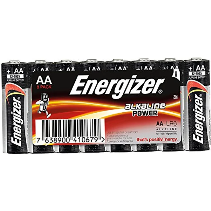 Energizer LR6 AA Mignon Alkaline Power Akku (8 Stück) – Bild 1