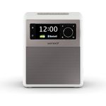 Sonoro EASY Tragbares Radio mit Bluetooth, Beleuchtung, LCD-Display, weiß
