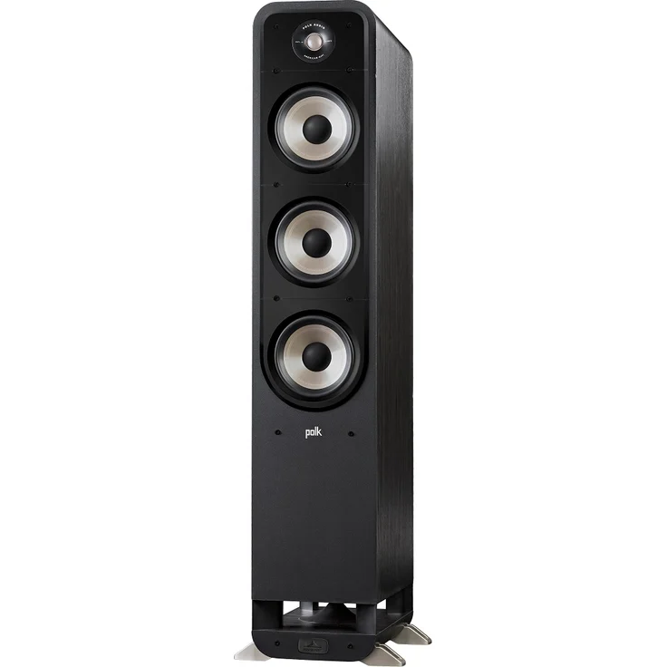 Polk Audio Signature S60E Standlautsprecher, HiFi Lautsprecher für Musik und Heimkino Sound, passiver Full Range Lautsprecher, 20 - 300 Watt, 8 Ohm, High Res, 36Hz - 40kHz (Stück) Standlautsprecher - 20 Watt - schwarz – Bild 1