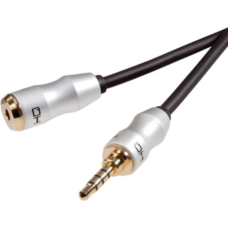 Vivanco iPhone headset/earphone adapter 3,5 mm 3,5 mm Schwarz (24045)