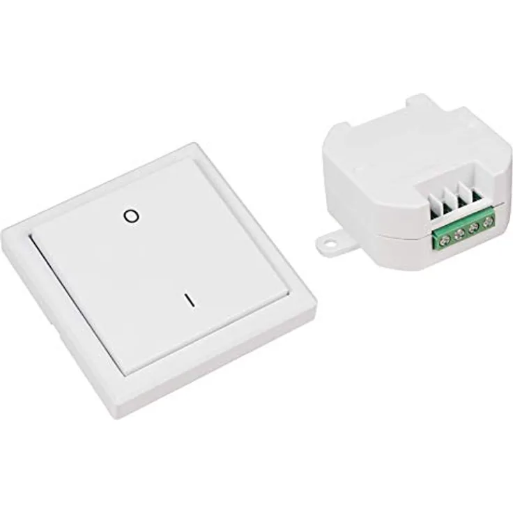 Funk-Schalter Set McPower Comfort Empfänger + Wandtaster