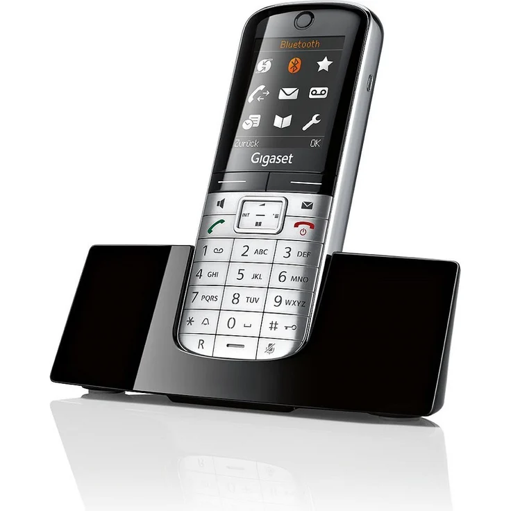 Gigaset SL400 Analog-Telefon schwarz/metall – Bild 2