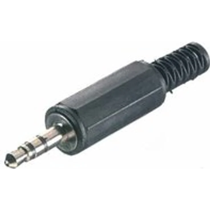 Vivanco 8-07-N 3,5 mm Stereo Klinken-Stecker schwarz