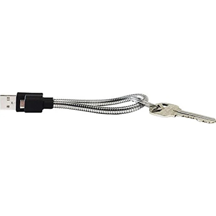 FUSE Chicken LPM Titan M Loop Kabel Micro USB für Android Smartphone Silber – Bild 1