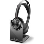 Poly Bluetooth Headset Voyager Focus 2 UC inkl. LS USB-C, Schwarz