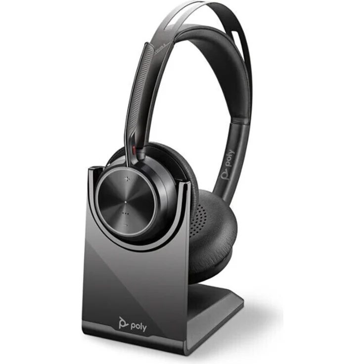 Poly Bluetooth Headset Voyager Focus 2 UC inkl. LS USB-C, Schwarz – Bild 1