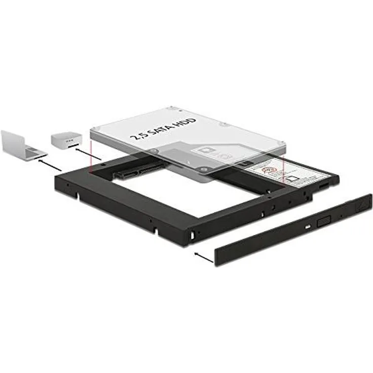 Delock 62669 Einbaurahmen schwarz